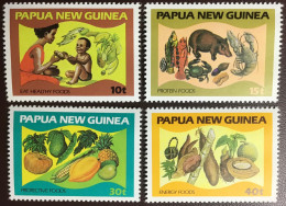 Papua New Guinea 1982 Nutrition Fruit Vegetables Animals MNH - Altri & Non Classificati
