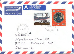 Norway Air Mail Cover Sent To Denmark Ulleval Hageby 16-5-1992 - Briefe U. Dokumente