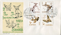 Sahara 1970. Edifil 279-82 FDC. - Spanische Sahara