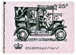 DH49 December 1972 25p Decimal Stitched Stamp Booklet NB1-4 - Booklets