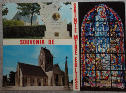 50 Manche CPM Souvenir De Sainte Ste Mère église  Multivues - Sainte Mère Eglise