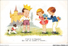 AIMP1-0087 - ENFANT - C'est Le Roi Dagobert Qui Met Sa Culotte à L'envers - Jimpat  - Dessins D'enfants