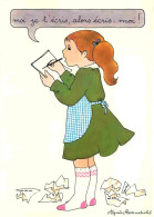 Enfants - Illustration - Dessin - Agnès Rosentiehl - Bonne Nouvelle - Moi Je T'écris Alors écris Moi - CPM - Voir Scans  - Dessins D'enfants