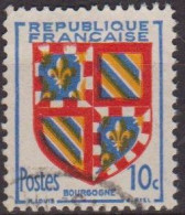 Blasons Des Provinces - FRANCE - Bourgogne - N° 834 - 1949 - Oblitérés