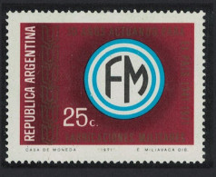 Argentina 30th Anniversary Of Fabricaciones Militares Arsenals 1971 MNH SG#1370 - Unused Stamps