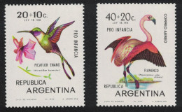 Argentina Chilean Flamingo Woodstar Birds 2v 1970 MNH SG#1293-1294 - Nuovi