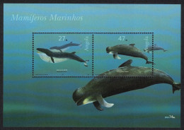 Angola Whales Dolphins Marine Mammals MS 2003 MNH SG#MS1685 - Angola