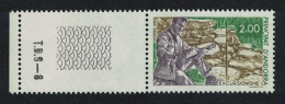 Andorra Fr. Walking Coin Label Control Number 1987 MNH SG#F396 MI#385 - Nuevos