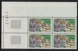 Andorra Fr. Tourism Walking T1 Block Of 4 1987 MNH SG#F396 MI#385 - Nuevos