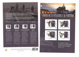 COLLECTOR  - 2015 - 4 Héros De La Résistance Au Panthéon - 4 Timbres "Lettre Verte" à Validité Permanente - COL 289) - Collectors