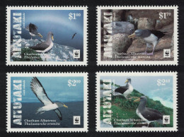 Aitutaki WWF Chatham Albatross Birds 4v 2016 MNH SG#850-853 - Aitutaki