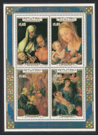 Aitutaki Christmas Paintings By Durer MS 1986 MNH SG#MS555 - Aitutaki