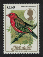 Aitutaki Red Munia Bird 1985 MNH SG#493 - Aitutaki