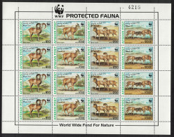 Afghanistan WWF Urial Sheet 1998 MNH MI#1819-1822 - Afghanistan