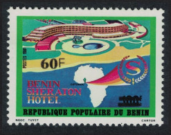 Benin Opening Of Sheraton Hotel Ovpt 60F/100F 1983 MNH SG#882 MI#309 - Benin – Dahomey (1960-...)