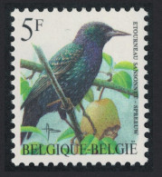 Belgium Common Starling Bird Buzin 'Etourneau Sansonnet' 5f 1990 MNH SG#3307 MI#2690 Sc#1437 - Neufs