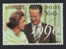 Belgium Royal 30th Wedding Anniversary 1990 MNH SG#3046 - Unused Stamps