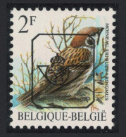 Belgium Eurasian Tree Sparrow Bird Buzin 'Moineau Friquet 2f Precancel 1989 MNH SG#2846 MI#2399xV Sc#1218 - Unused Stamps