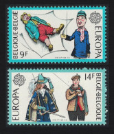 Belgium Folklore Europa 2v 1981 MNH SG#2644-2645 - Unused Stamps