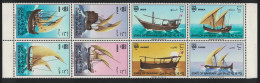 Bahrain Dhows Local Ships Block Of 8 1979 MNH SG#258-265 - Bahrain (1965-...)