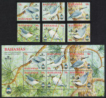 Bahamas Nuthatch 'Sitta Insularis' Birds 6v+MS 2006 MNH SG#1407-MS1413 - Bahama's (1973-...)