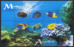 BIOT Angelfish Marine Life 1st Series MS 2006 MNH SG#MS353 - Territorio Británico Del Océano Índico