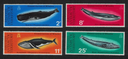 BAT Whale Conservation 4v 1977 MNH SG#79-82 - Nuevos