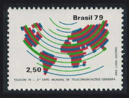 Brazil 3rd World Telecommunications Exhibition Geneva 1979 MNH SG#1791 - Neufs