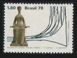 Brazil 150th Anniversary Of Federal Supreme Court 1978 MNH SG#1726 - Unused Stamps