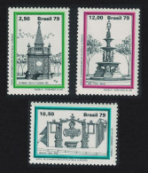 Brazil Fountains 3v 1979 MNH SG#1788-1790 - Nuevos