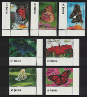 Bhutan Butterflies 7v Corners 1999 MNH SG#1386=1404 - Bhutan