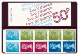 FB1a 50p January 1977 Perf E1 (50p Folded Booklets) NB1-4 - Booklets