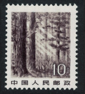 China North-east Forest 10f With Phosphor Strips 1982 MNH SG#3121a Sc#1729a Tagged - Ungebraucht