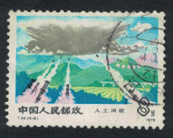 China Cloud-dispersing Rockets Meteorology 8f 1978 Canc SG#2770 Sc#1388 - Usados