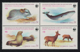 Chile WWF Conservation In Chile Block Of 4 1984 MNH SG#993-996 MI#1066-1069 Sc#679-682 - Cile