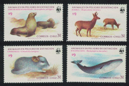Chile WWF Conservation In Chile 4v 1984 MNH SG#993-996 MI#1066-1069 Sc#679-682 - Cile