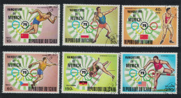 Chad Gold Medal Winners Munich Olympic Games 6v 1972 CTO MI#620-625 - Chad (1960-...)