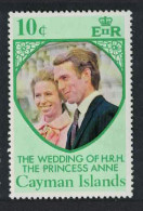 Cayman Is. Royal Wedding Princess Anne 10c 1973 MNH SG#336 - Caimán (Islas)