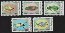 Cambodia Beetles 5v 1994 MNH SG#1390-1394 Sc#1373-1377 - Cambogia
