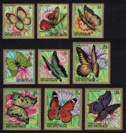 Burundi Butterflies 9v Airmail KEY VALUES 1968 MNH SG#378-386 - Neufs