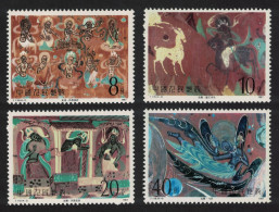 China Dunhuang Cave Murals 1st Series 1987 MNH SG#3494-3497 MI#2118-2121 Sc#2091-2094 - Unused Stamps