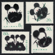 China WWF Giant Panda 4v 1985 MNH SG#3386-3389 MI#2009-2012 Sc#1983-1986 - Unused Stamps