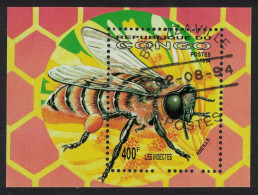 Congo Spiders Insects MS 1994 MNH MI#Block 125 Sc#1078 - Mint/hinged