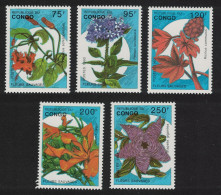 Congo Flowers 5v 1993 MNH SG#1375-1379 MI#1387-1391 - Nuevas/fijasellos