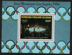 Congo Boxing Summer Olympic Games Los Angeles MS 1984 MNH SG#MS942 Sc#C328 - Nuevas/fijasellos
