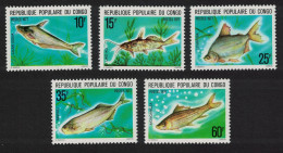 Congo Freshwater Fish 5v 1977 MNH SG#554-558 - Mint/hinged