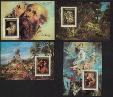 Congo Peter Paul Rubens Paintings 4 De-Luxes RARR 1978 MNH SG#596-599VAR MI#606-609 - Nuevas/fijasellos