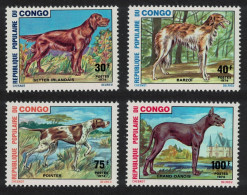 Congo Dogs 4v 1974 MNH SG#429-432 Sc#308-311 - Nuevas/fijasellos