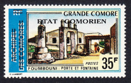 Comoro Is. Overprint 'Etat Comorien' On 35 Fr 1975 MNH MI#196 Sc#143 - Andere & Zonder Classificatie