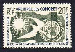 Comoro Is. Declaration Of Human Rights 1958 MNH SG#19 MI#38 Sc#44 - Altri & Non Classificati